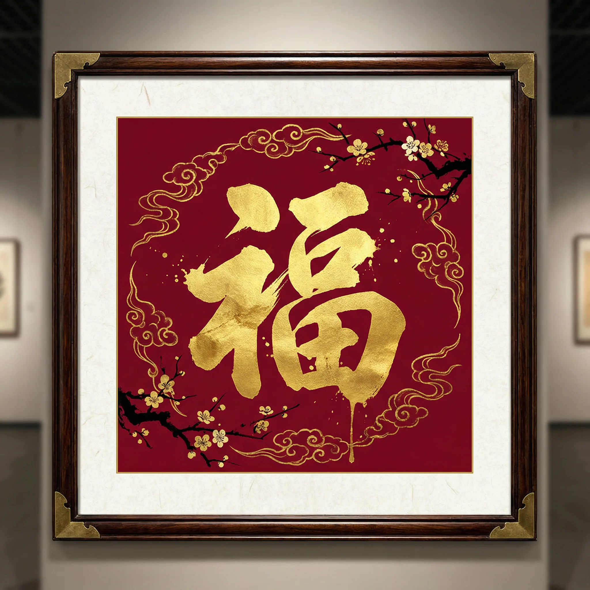 历代名家书法福字作品 - 福利彩票