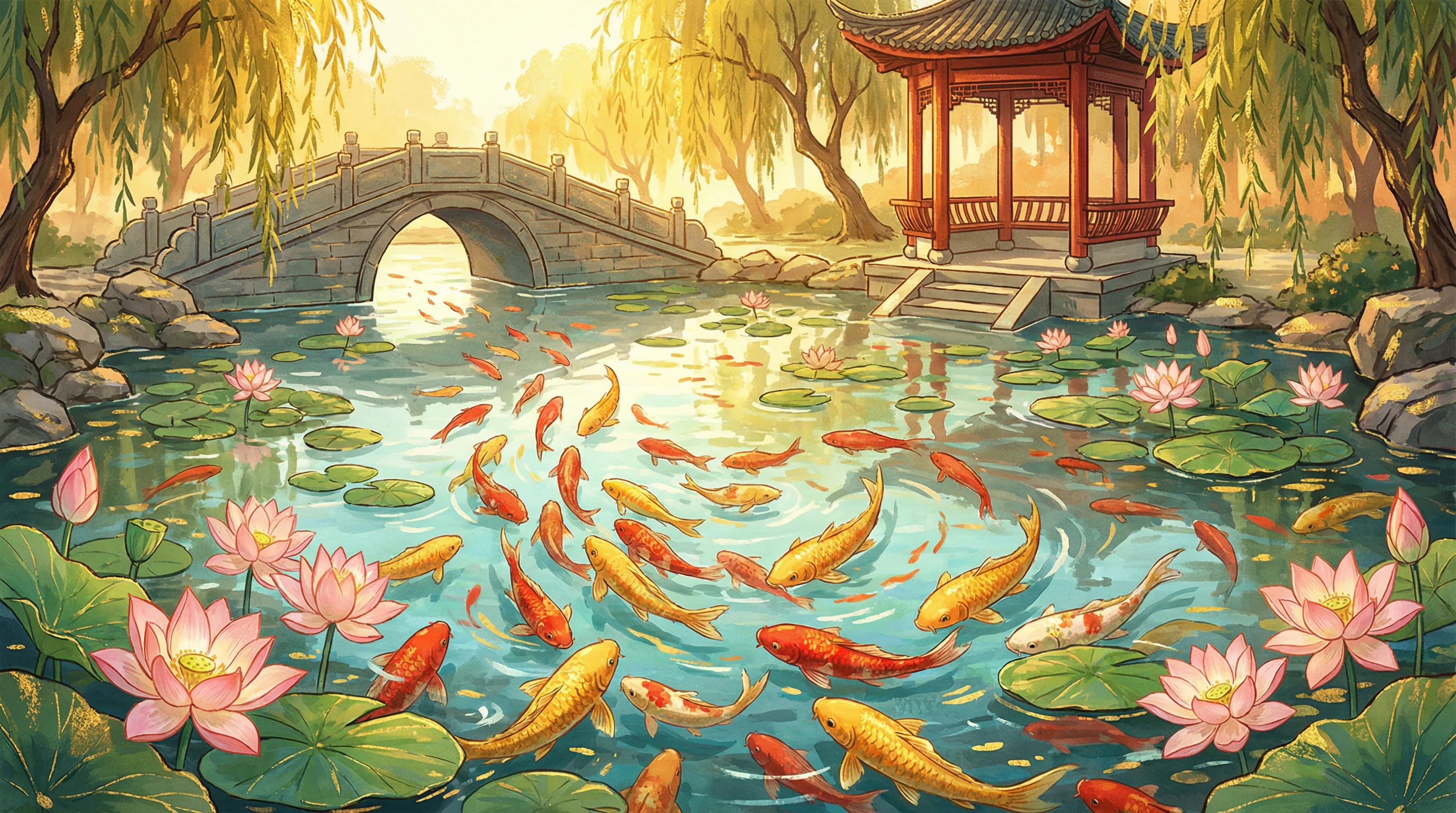 锦鲤游动动画 - 东方福运祈愿堂 - 福利彩票